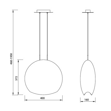 Люстра Mantra Lens 6185-1