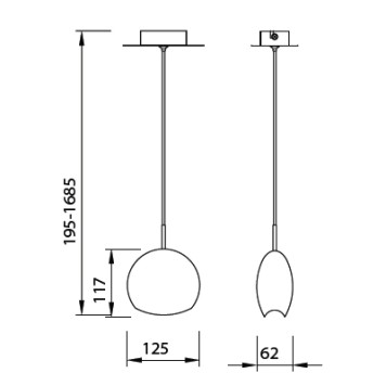 Люстра Mantra Lens 6187-1