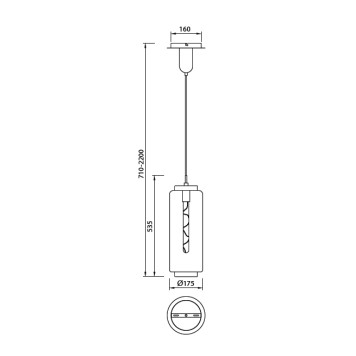 Люстра Mantra Jarras 6196-2