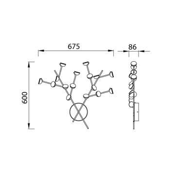 Бра Mantra Adn 6263-1
