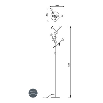 Торшер Mantra Adn 6268-1