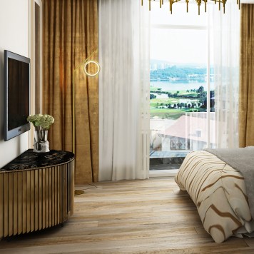 Торшер Mantra Olimpia Oro 6587-4