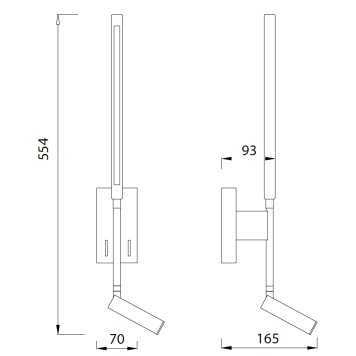 Бра Mantra Torch 6702-1