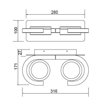 Уличный настенный светильник Mantra Iguazu 6768-1