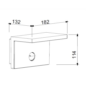 Уличный настенный светильник Mantra Ruka 6774-3