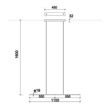 Люстра Mantra Torch 6825-1