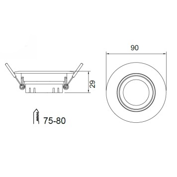 Светильник точечный Mantra Lamborjini 6835-2