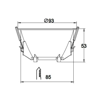 Светильник точечный Mantra Lamborjini 6839-1