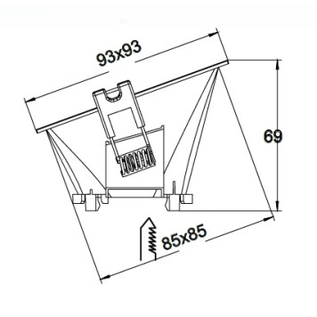 Светильник точечный Mantra Lamborjini 6845-1