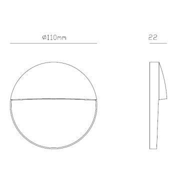 Уличный настенный светильник Mantra Baker 7013-1