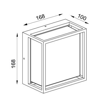 Уличный настенно-потолочный светильник Mantra Chamonix 7061-2