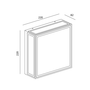 Уличный настенный светильник Mantra Verbier 7066-1