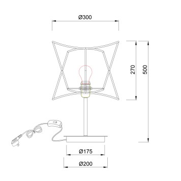 Уличный декоративный светильник Mantra Polinesia 7137-2