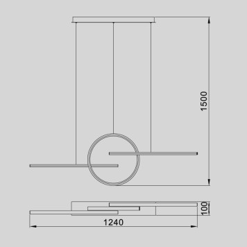 Люстра Mantra Kitesurf 7140-6