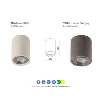 Уличный потолочный светильник Mantra Levi 7185-2