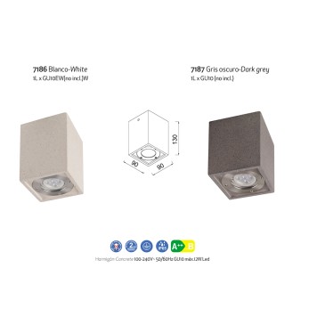 Уличный потолочный светильник Mantra Levi 7186-3