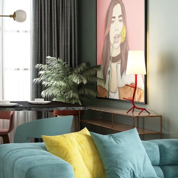 Лампа настольная Mantra Centipede 7252-5