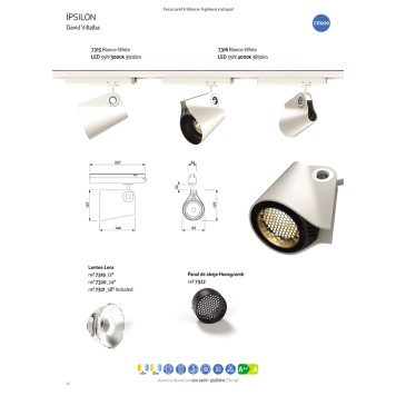 Трековый светильник Mantra Ipsilon 7316-11
