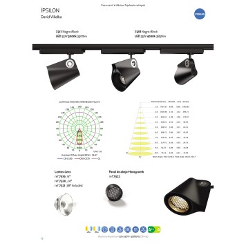Трековый светильник Mantra Ipsilon 7317-9