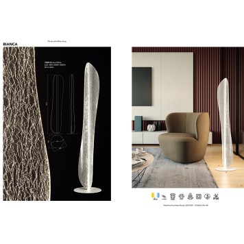 Торшер Mantra Bianca 7769-8