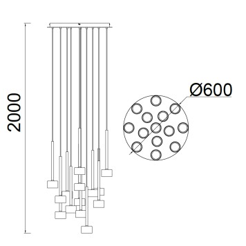 Люстра Mantra Tonic 7879-10