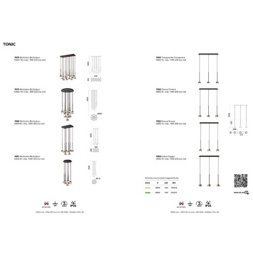 Люстра Mantra Tonic 7879-6