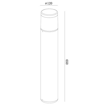 Уличный фонарь Mantra Chicago 8108-1