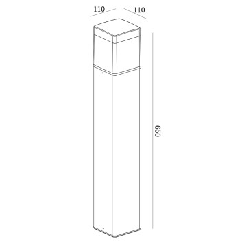 Уличный фонарь Mantra Chicago 8109-1