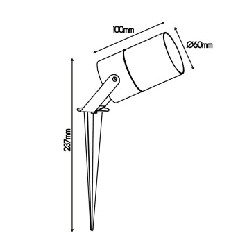 Уличный фонарь Mantra Quebec 8155-1
