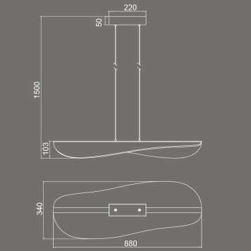 Люстра Mantra Bianca 8209-13