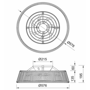 Светильник потолочный Mantra Polinesia 8228-3