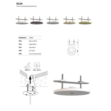 Люстра Mantra Elsa 8250-12
