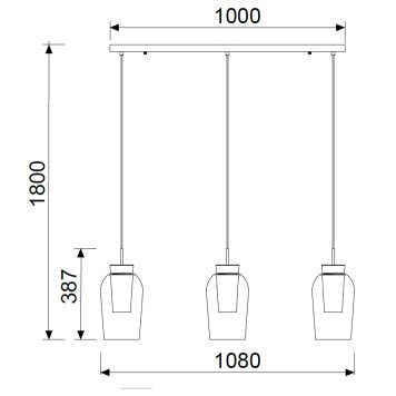 Люстра Mantra Nora 8277-18