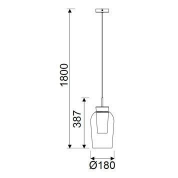 Люстра Mantra Nora 8278-19