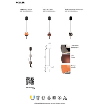 Люстра Mantra Roller 8409-3