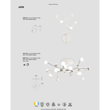 Люстра Mantra Adn 8652-11
