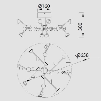 Светильник потолочный Mantra Adn 8653-7