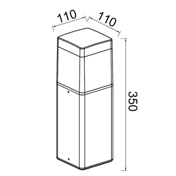 Уличный фонарь Mantra Chicago 8847-1