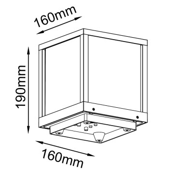 Уличный фонарь Mantra Utah 8930-2
