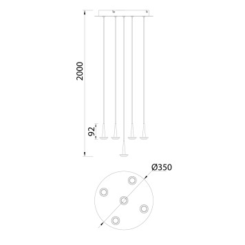 Люстра Mantra Andromeda 8932-3