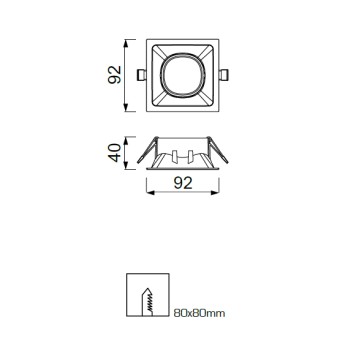 Светильник точечный Mantra Comfort C0165-5