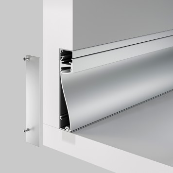 Профиль плинтус для светодиодной ленты Maytoni Led strip ALM-8018-S-2M-4