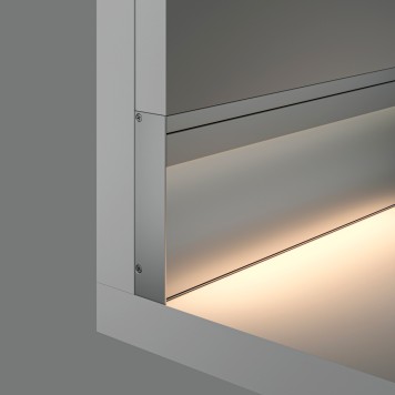 Профиль плинтус для светодиодной ленты Maytoni Led strip ALM-8018-S-2M-6