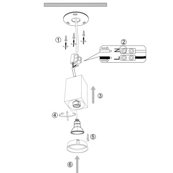 Светильник точечный Maytoni Focus C011CL-01B-5