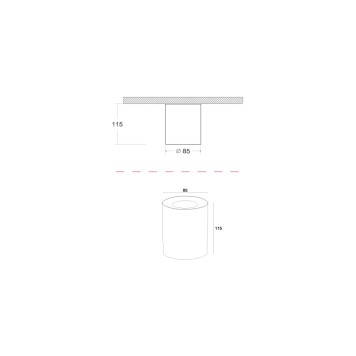 Светильник точечный Maytoni Alfa C012CL-01B-5