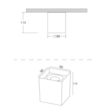 Светильник точечный Maytoni Alfa C015CL-01W-8