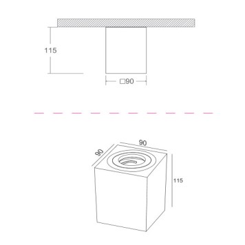 Светильник точечный Maytoni Atom C017CL-01B-11