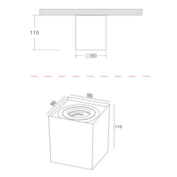 Светильник точечный Maytoni Alfa C017CL-01S-1