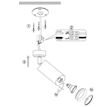 Светильник точечный Maytoni Focus C017CW-01RG-5