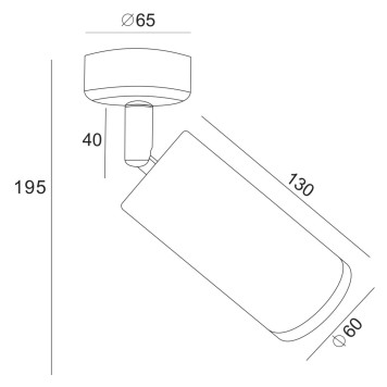 Светильник точечный Maytoni Focus Design C034CL-01B-6